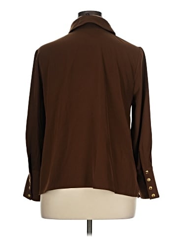 ELOQUII Long Sleeve Blouse (view 2)