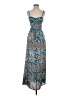 Xhilaration 100% Polyester Paisley Blue Cocktail Dress Size S - photo 1