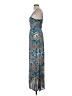 Xhilaration 100% Polyester Paisley Blue Cocktail Dress Size S - photo 5