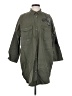 Zara 100% Cotton Green Coat Size XS - photo 1