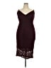 Torrid Burgundy Cocktail Dress Size 2X Plus (2) - photo 1