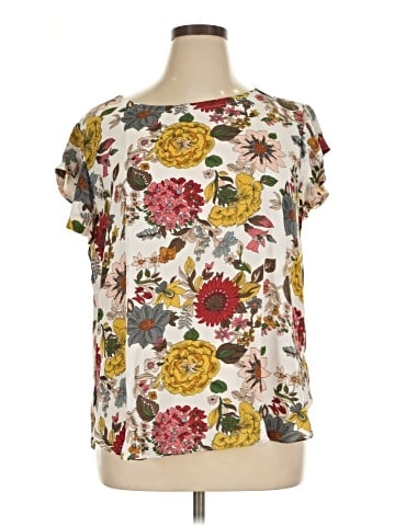 Ann Taylor LOFT Short Sleeve Blouse (view 1)
