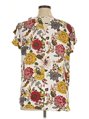 Ann Taylor LOFT Short Sleeve Blouse (view 2)