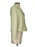 Larry Levine 100% Polyester Tweed Green Blazer Size 4 - photo 4