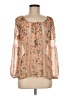 Princess Vera Wang 100% Polyester Tan Long Sleeve Blouse Size M - photo 1