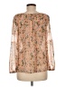 Princess Vera Wang 100% Polyester Tan Long Sleeve Blouse Size M - photo 2