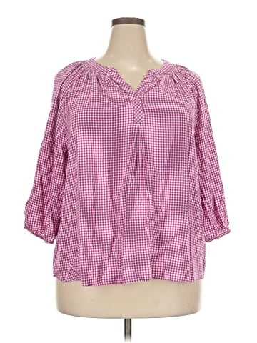 Crown & Ivy 3/4 Sleeve Blouse (view 1)