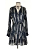 MNG 100% Polyester Tie-dye Blue Casual Dress Size 4 - photo 1