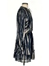 MNG 100% Polyester Tie-dye Blue Casual Dress Size 4 - photo 4