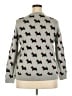 Charter Club Print Gray Pullover Sweater Size XXL - photo 2
