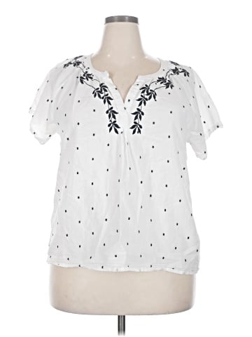 G.H. Bass & Co. Short Sleeve Blouse (view 1)