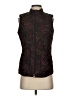 J.Jill 100% Polyester Paisley Black Vest Size XS - photo 1