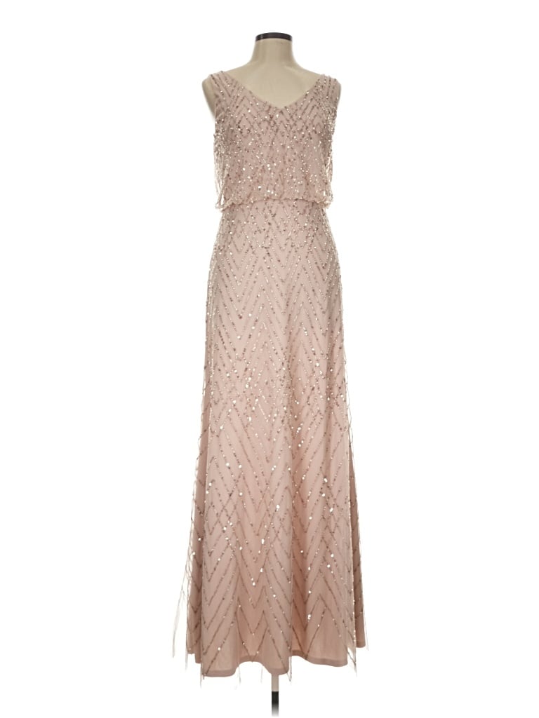 Pre-owned Bhldn Cocktail Dress In Tan