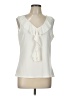DressBarn Ivory Sleeveless Blouse Size L - photo 1