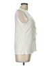 DressBarn Ivory Sleeveless Blouse Size L - photo 4