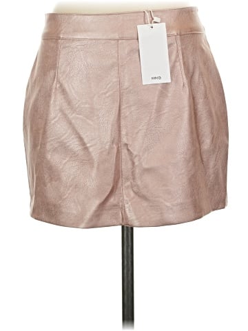 MNG Faux Leather Skirt (view 2)