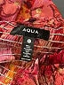 Aqua 100% Polyester Paisley Red Casual Dress Size S - photo 7