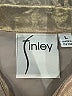 Finley 100% Polyester Metallic Gold Long Sleeve Blouse Size L - photo 7