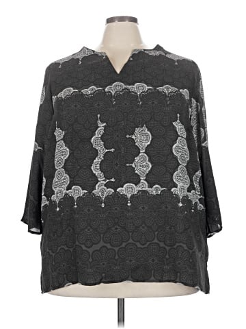 Violet & Claire 3/4 Sleeve Blouse (view 1)