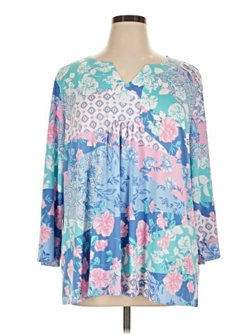 Ruby Rd. 3/4 Sleeve Blouse (view 1)