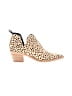 Dolce Vita 100% Leather Animal Print Tan Ankle Boots Size 6 - photo 1