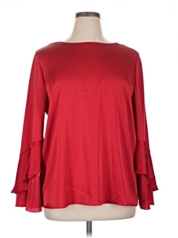 Tahari by ASL Long Sleeve Blouse (view 1)