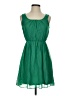 BCX 100% Polyester Solid Green Casual Dress Size XXS - photo 1