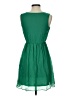 BCX 100% Polyester Solid Green Casual Dress Size XXS - photo 2