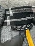 Topshop Plaid Black Blazer Size 10 - photo 6