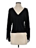 Boston Proper 100% Viscose Black Long Sleeve Top Size XS - photo 1