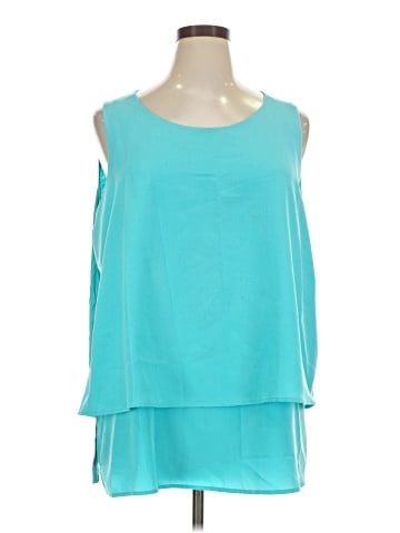 DG^2 by Diane Gilman Sleeveless Blouse (view 1)