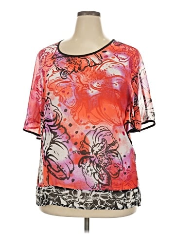 Style&Co Short Sleeve Blouse (view 1)