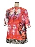 Style&Co 100% Polyester Orange Short Sleeve Blouse Size 18 - photo 2