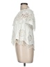 BCBGMAXAZRIA 100% Rayon Ivory Short Sleeve Blouse Size M - photo 5
