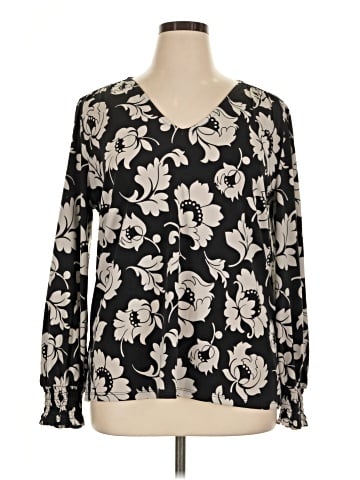 Ann Taylor Factory Long Sleeve T-Shirt (view 1)