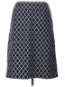 Talbots 100% Cotton Argyle Blue Casual Skirt Size 10 - photo 1