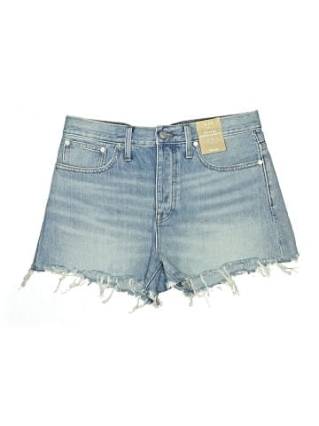 Madewell Relaxed Denim Shorts in Rosemount Wash: Destroyed Hem Edition (view 1)