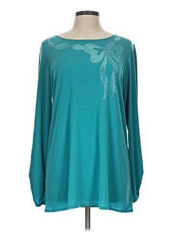 Simonton Says Long Sleeve Blouse (view 1)