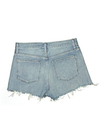 Madewell Relaxed Denim Shorts in Rosemount Wash: Destroyed Hem Edition (view 2)