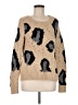 Sleeping On Snow Animal Print Tan Pullover Sweater Size M - photo 1