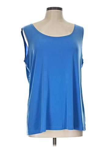 Susan Graver Sleeveless T-Shirt (view 1)