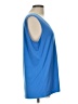 Susan Graver Blue Sleeveless T-Shirt Size L - photo 4