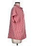 Shein 100% Polyester Checkered-gingham Red Short Sleeve Blouse Size 8 - 10 - photo 4