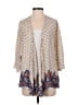 LA Hearts 100% Polyester Tan Kimono One size - photo 1