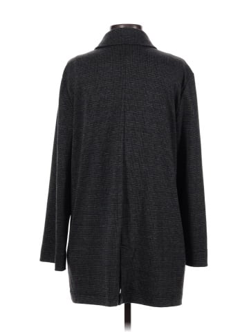 Madewell Oversized Knit Blazer in Glen Plaid (view 2)