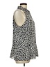 CAbi 100% Polyester Black Sleeveless Blouse Size L - photo 4