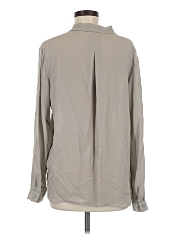 Elie Tahari Long Sleeve Silk Top (view 2)
