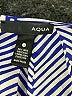 Aqua 100% Polyester Chevron-herringbone Blue Casual Dress Size S - photo 7