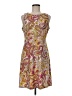 Tommy Hilfiger 100% Polyester Paisley Brown Cocktail Dress Size 6 - photo 1