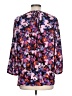 NYDJ 100% Polyester Purple 3/4 Sleeve Blouse Size L - photo 2